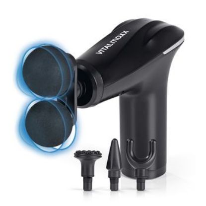 Bild von Mini Massage Gun Doppelkopf 7,4V schwarz