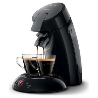 Bild von Kaffeepadmaschine "Senseo Original" mit Milchaufschäumer "HD6553/65", Schwarz