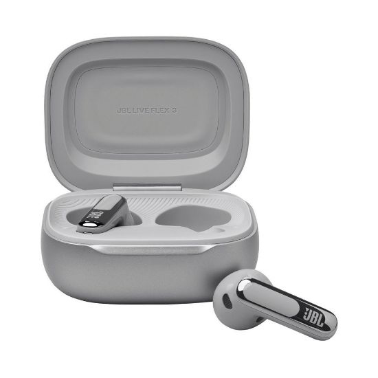 Bild von Noise Canceling Earbuds "LIVE Flex 3", Wireless Charging, Smart Case, Silber
