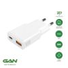 Bild von Netzladegerät 30 Watt USB-C / "A Duo Slim GaN 1C", weiß