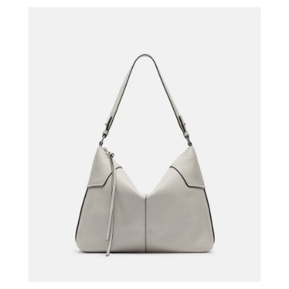 Bild von Schultertasche "Mila Hobo M", hellgrau