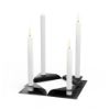 Bild von Kerzenhalter-Set "Square Candle", 4-tlg., schwarz