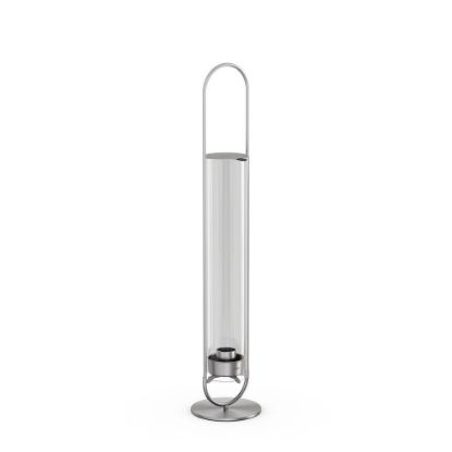 Bild von Kerzenhalter "Oval Candle 55", silber