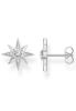Bild von Ohrstecker "Sterne", silber