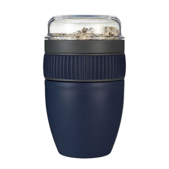 Bild von Müslibecher-Set to go (3-tlg.), 400 ml, blau