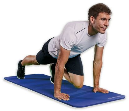 Bild von Fitnessmatte XL , blau