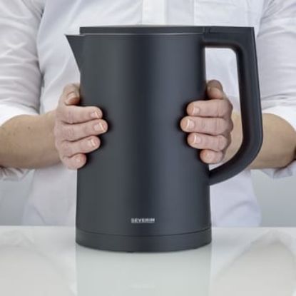 Bild von Wasserkocher Cool Touch, LED-Display, WK 3483, 1,7L, schwarz matt