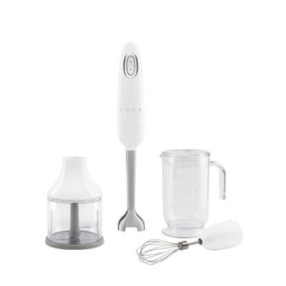 Bild von Stabmixer-Set 3tlg., 50er Retro Style, weiß