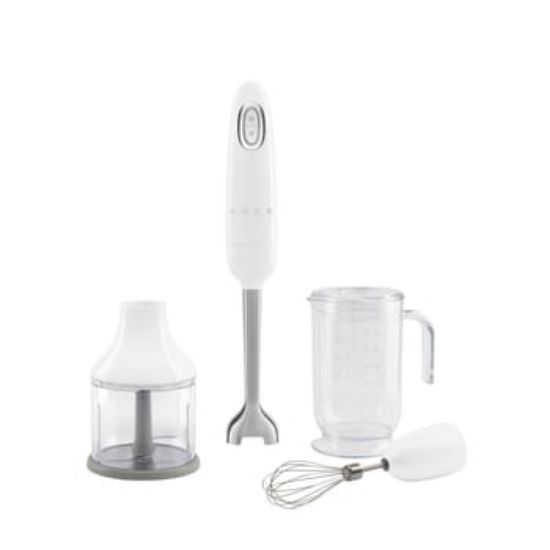 Bild von Stabmixer-Set 3tlg., 50er Retro Style, weiß