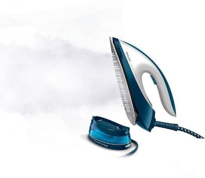 Bild von Dampfbügelstation "PerfectCare Compact GC7840/20", blau/weiß