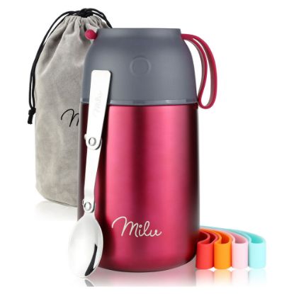 Bild von Isolier-Speisebehälter-Set, 9-tlg., berry, 800ml