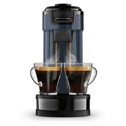 Bild von Kaffeepadmaschine "SenseoSwitch HD7891/74", blau-grau