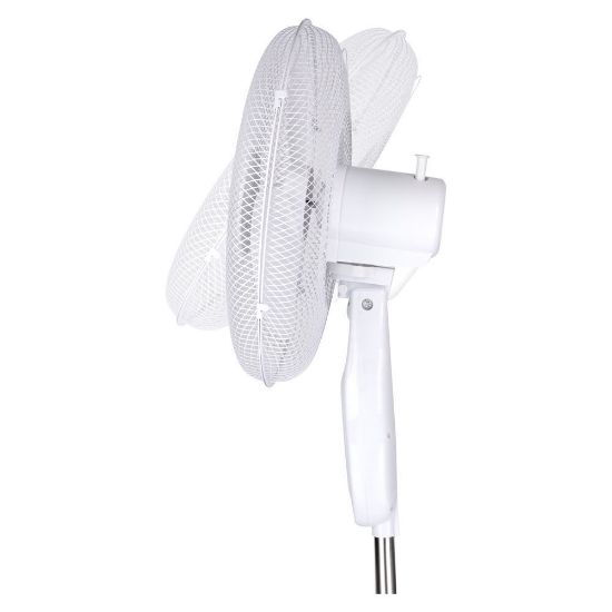 Bild von Standventilator, höhenverstellbar, weiß