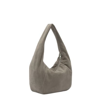 Bild von Schultertasche "Farrah Hobo M", steingrau