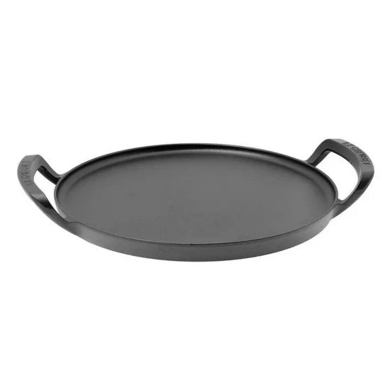 Bild von Pizzapfanne "BBQ Outdoor" Rund, Schwarz Matt