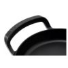 Bild von Grillpfanne "BBQ Outdoor" Rund 25 cm, Schwarz Matt