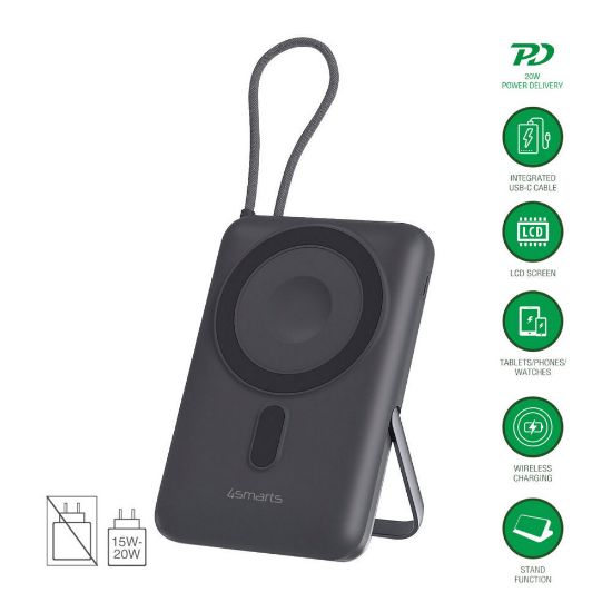 Bild von Wireless Powerbank "Enterprise Pocket" 10000mAh 22.5W, Qi2 ready, spacegrau