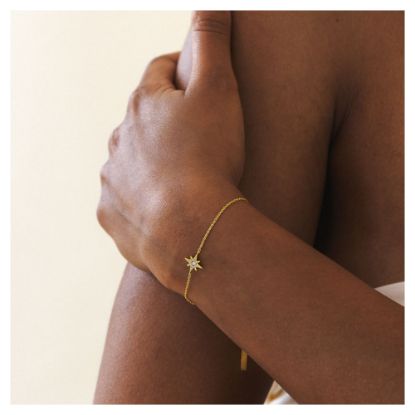 Bild von Armband "Windrose Mono", gold