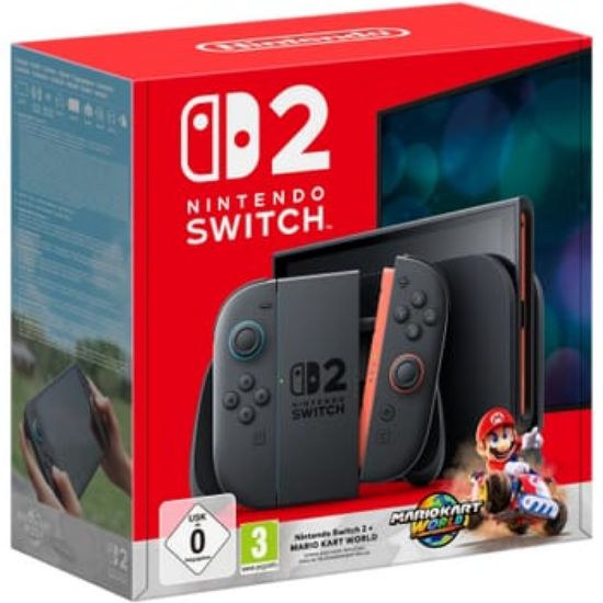 Bild von Spielekonsole Switch 2 + Mario Kart World, schwarz