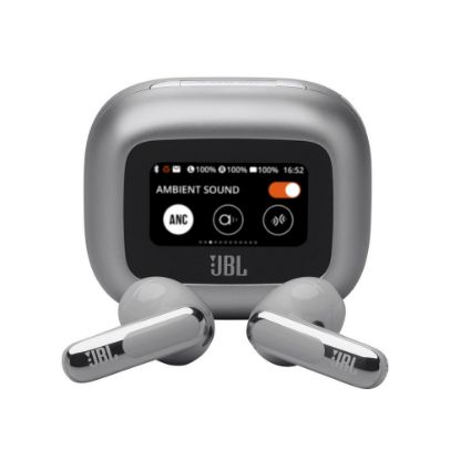 Bild von Noise Canceling Earbuds "LIVE Flex 3", Wireless Charging, Smart Case, Silber