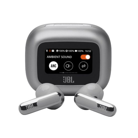 Bild von Noise Canceling Earbuds "LIVE Flex 3", Wireless Charging, Smart Case, Silber