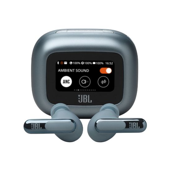 Bild von Noise Canceling Earbuds "LIVE Beam 3", Wireless Charging, Smart Case, Blau