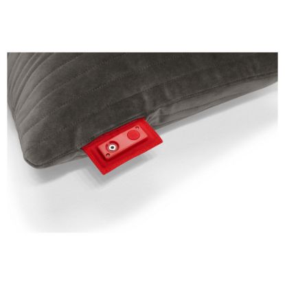 Bild von Heizkissen Hotspot Pillow "Line Velvet Quadro", Taupe