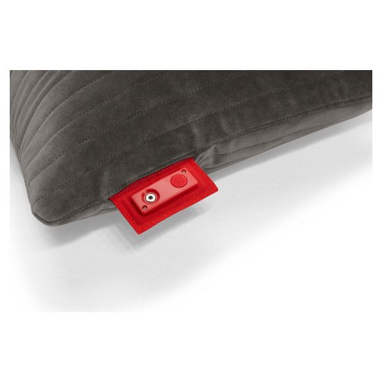 Bild von Heizkissen Hotspot Pillow "Line Velvet Quadro", Taupe