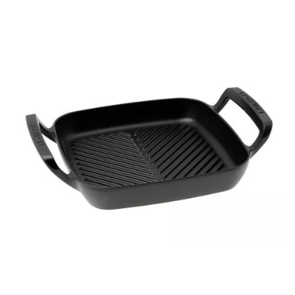 Bild von Grillpfanne "BBQ Outdoor", Quadratisch, Schwarz Matt