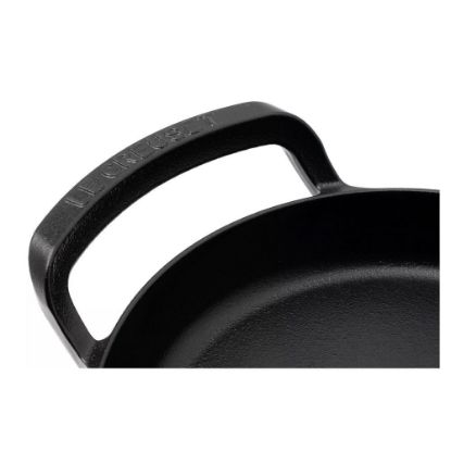 Bild von Grillpfanne "BBQ Outdoor" Rund 25 cm, Schwarz Matt