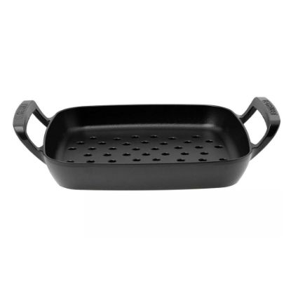 Bild von Grillkorb "BBQ Outdoor" Quadratisch 30 cm, Schwarz Matt