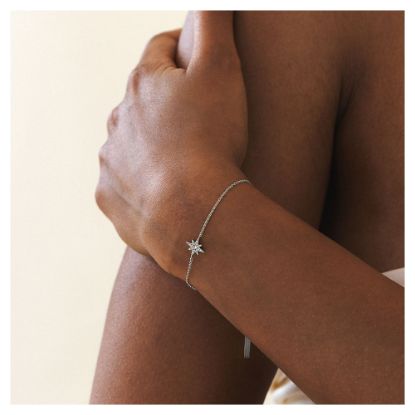 Bild von Armband "Windrose Mono", silber