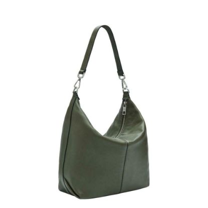 Bild von Schultertasche "Paris Hobo", M, olivgrün