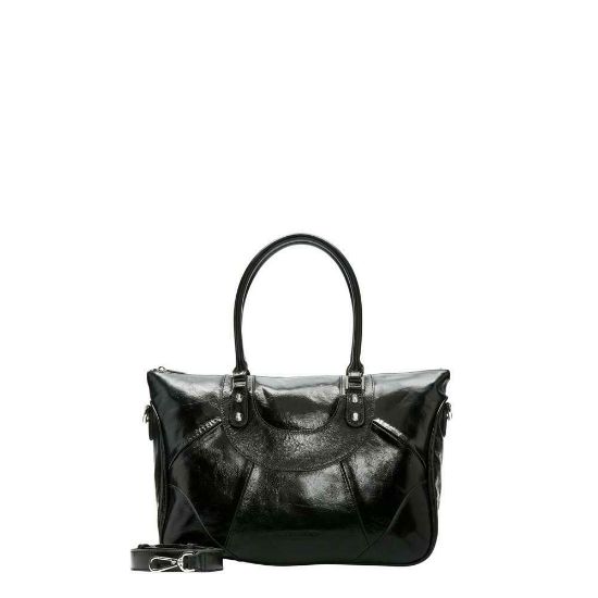 Bild von Schultertasche "Esther Satchel", M, schwarz