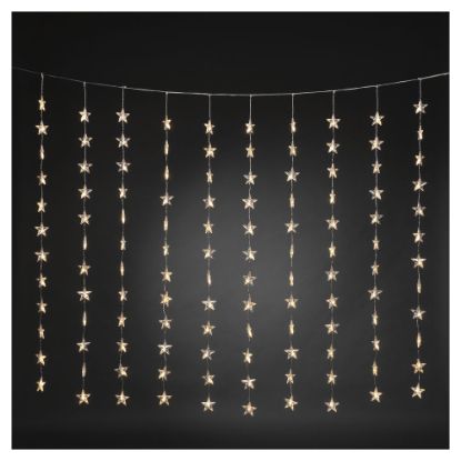 Bild von Lichtervorhang mit Sternen, "120 LED"