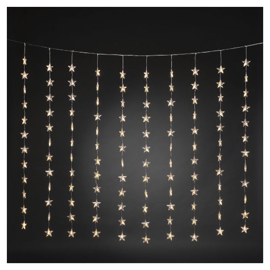 Bild von Lichtervorhang mit Sternen, "120 LED"