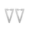 Bild von Creolen "French Chic", Silber