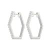 Bild von Creolen "French Chic", Silber