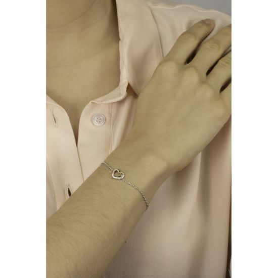 Bild von Armband "Double Happiness", Silber/vergoldet