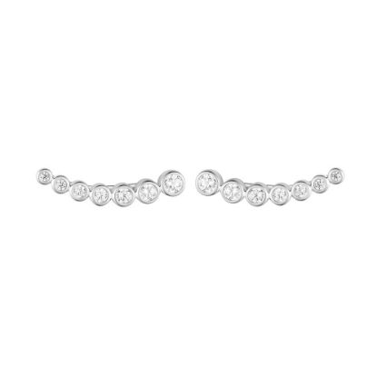 Bild von Ohrring "Classic Solitaire", Silber