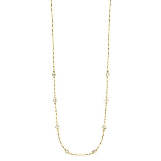 Bild von Collier "Tiny Gems", vergoldet