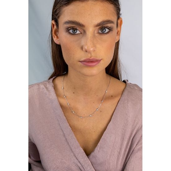 Bild von Collier "Tiny Gems", Silber