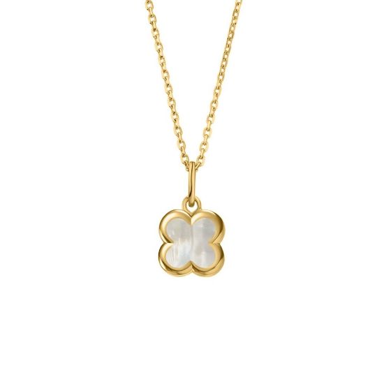 Bild von Echtgold Halskette "Verveine"