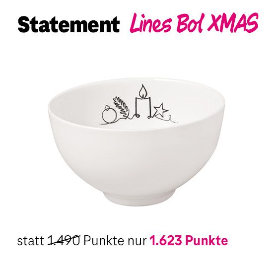 Bild von Villeroy & Boch Statement Lines Bol XMAS