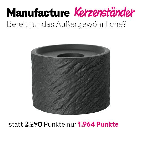 Bild von Villeroy & Boch Manufacture Rock Home Kerzenhalter