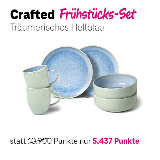 Bild von Villeroy & Boch Crafted Blueb. Fruehstuecks Set 6tlg.
