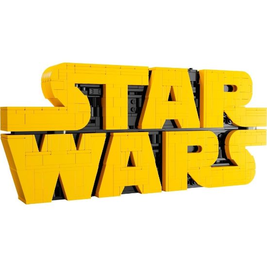 Bild von Bauspielzeug, Logo aus Steinen "Star Wars"