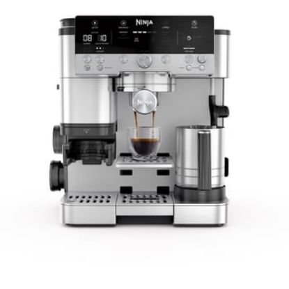 Bild von Espresso-Siebträgermaschine Luxe Café Premier, ES601EU, silber
