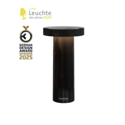 Bild von Akku-Tischleuchte Volume, In- und Outdoor, schwarz
