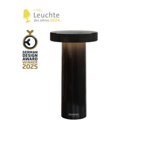 Bild von Akku-Tischleuchte Volume, In- und Outdoor, schwarz